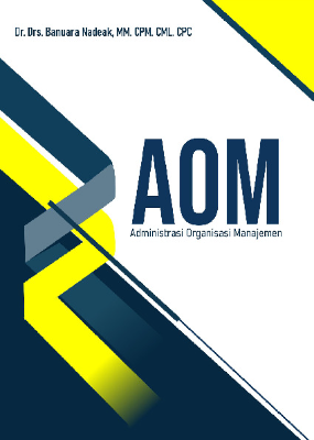 Sampul buku AOM Administrasi, Or...
